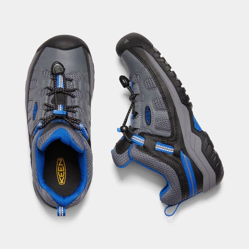 Zapatos Trekking Keen Targhee Para Niños Grises/Azules - Zapatos Keen Mexico (140678-PAM)